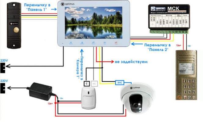 Видеодомофоны для квартиры с подключением к подъездному домофону с записью и wifi